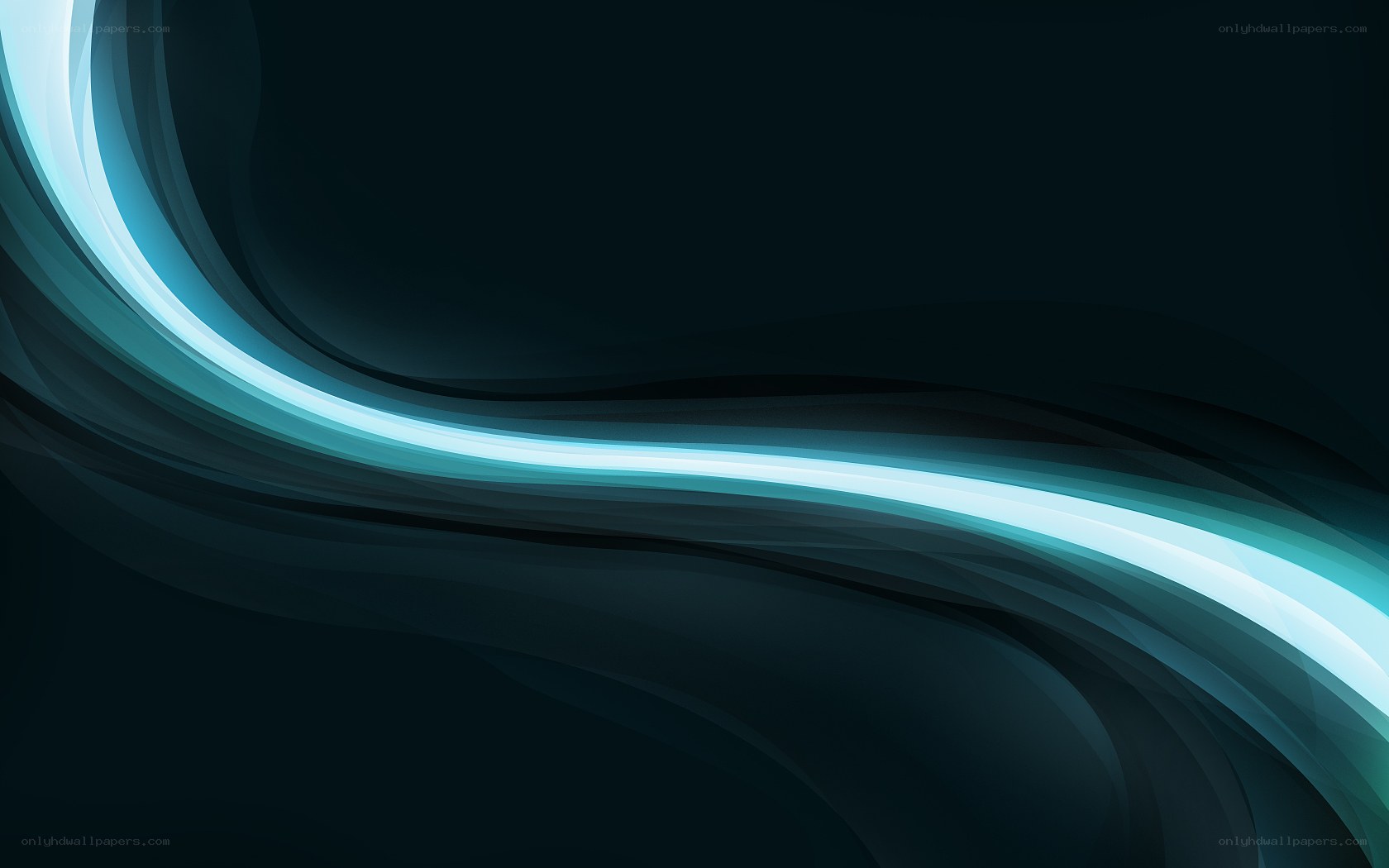 blue wave abstract background