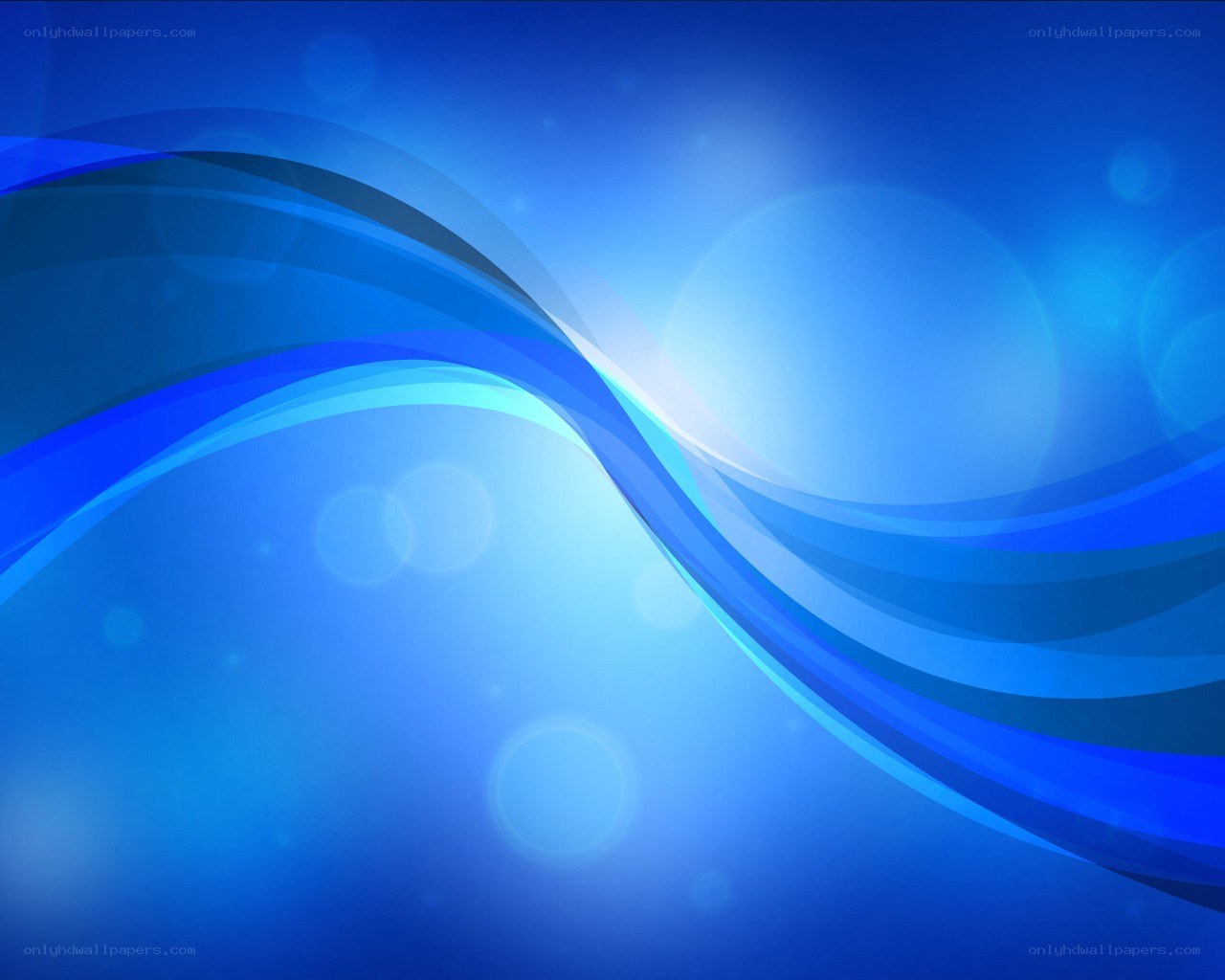 Blue wave abstract background