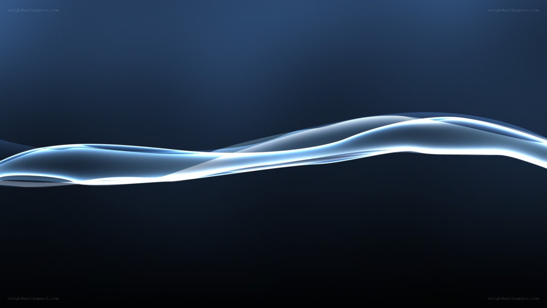 blue wave abstract background