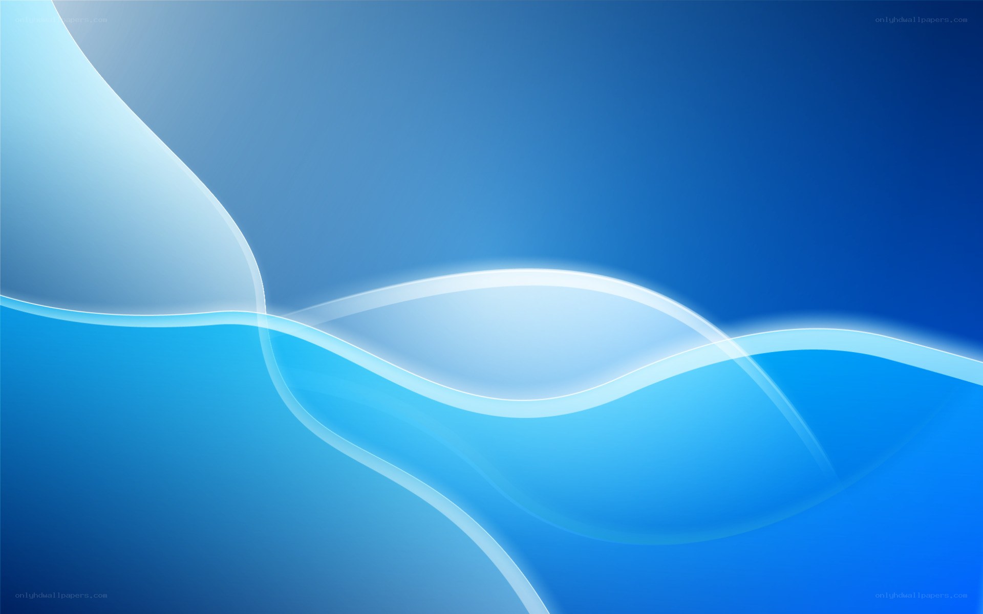 blue wave abstract background