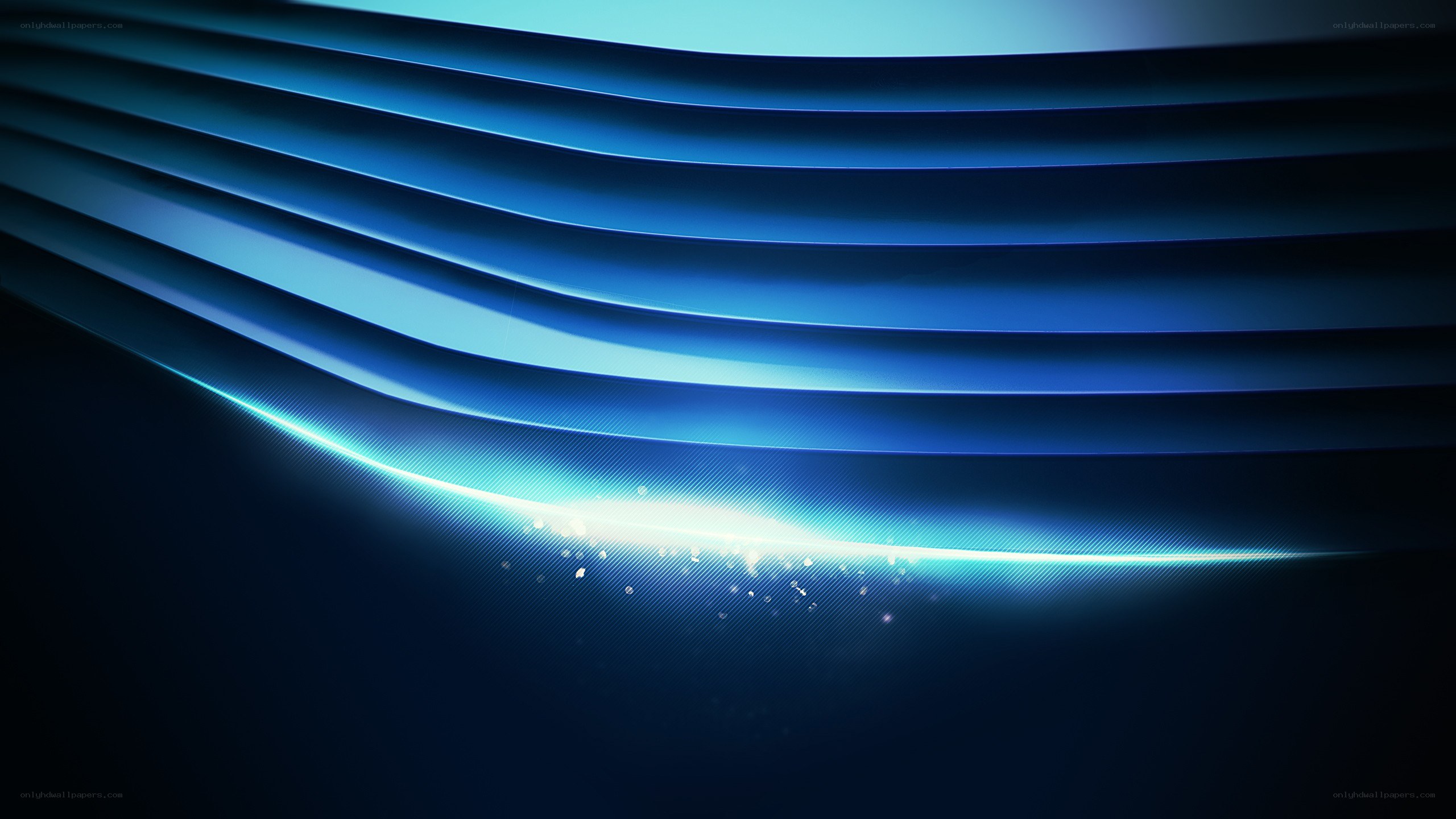 blue wave abstract background