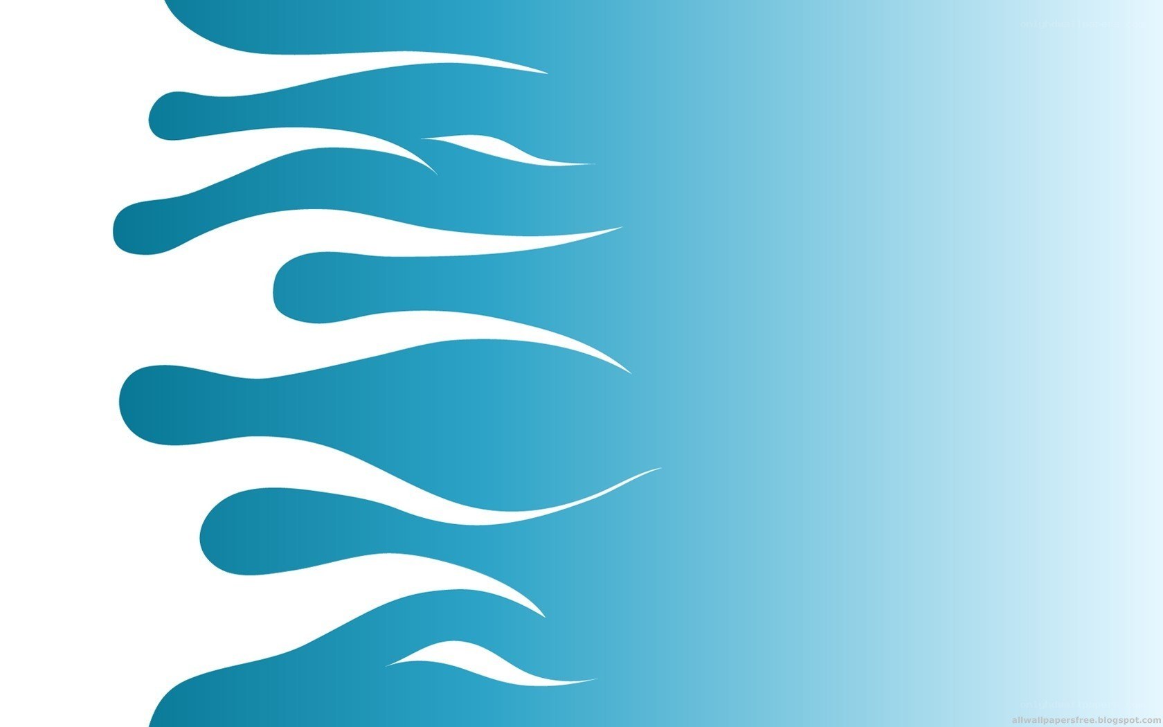 blue wave abstract design
