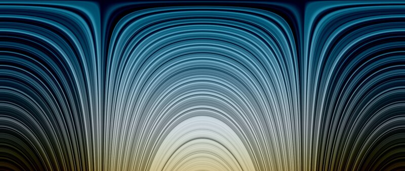 blue wave abstract pattern