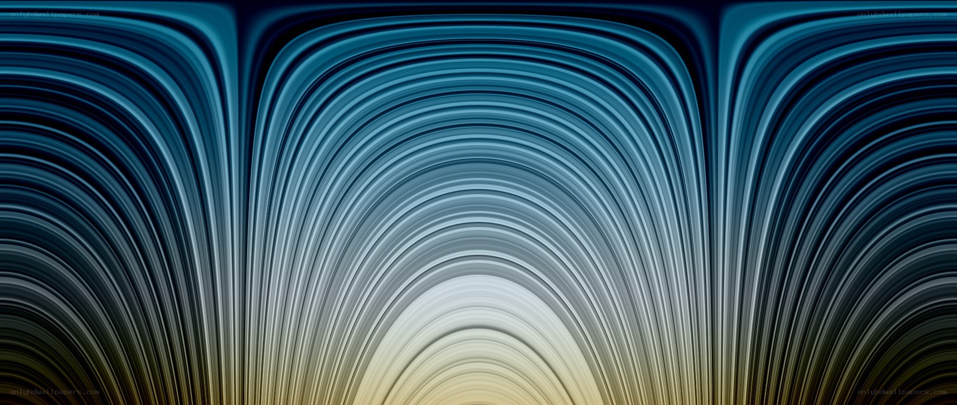 blue wave abstract pattern