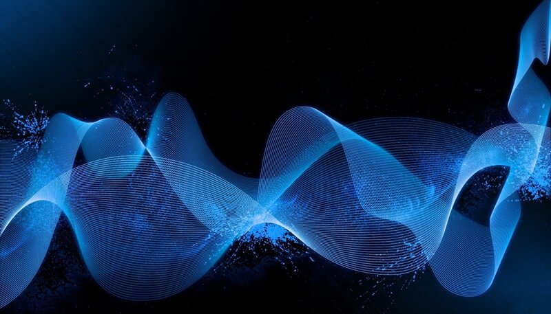 Blue Wave Lines