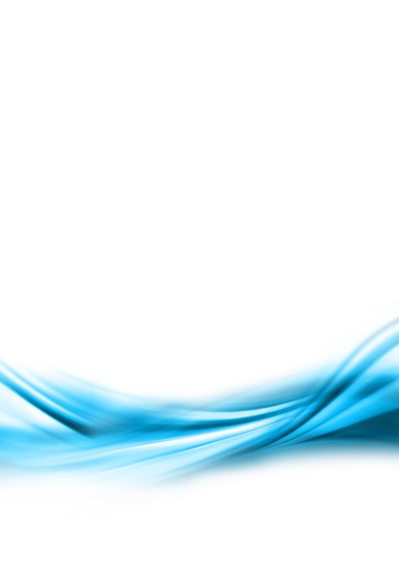 Blue Wave Motion — Calm, Abstract, White