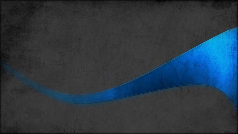 Blue Wave on Dark Background — Calm