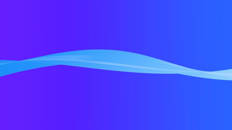 Blue Wave on Gradient