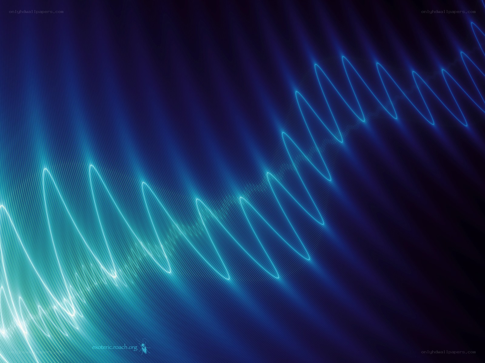 blue wave pattern