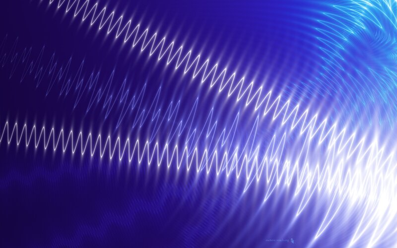 blue wave pattern