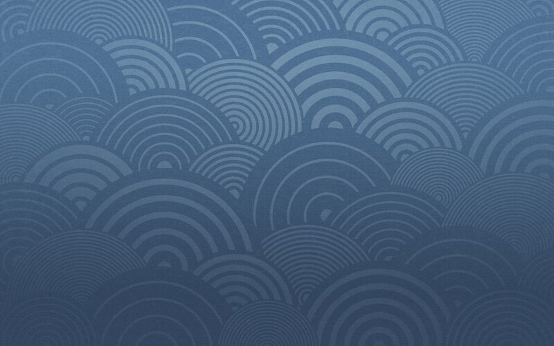 Blue Wave Pattern — Calm, Abstract, Waves, Circles
