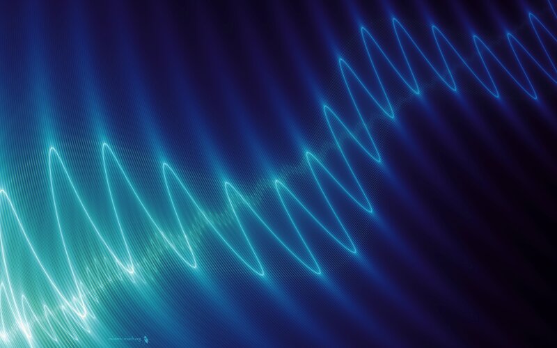 Blue Wave Pattern — Calm, Abstract, Waves