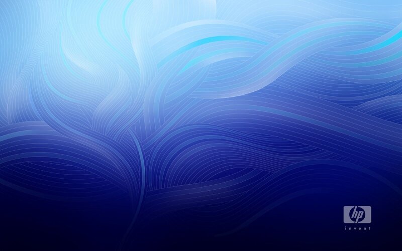 Blue Wave Pattern — Serene, Abstract, Logo