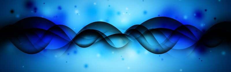 Blue Wave Patterns — Calm, Abstract