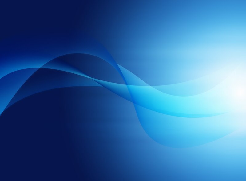 Blue Wave Patterns — Calm, Abstract, Waves, Light, White