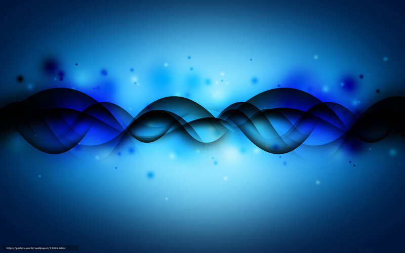 Blue Wave Patterns — Calm, Abstract, Waves