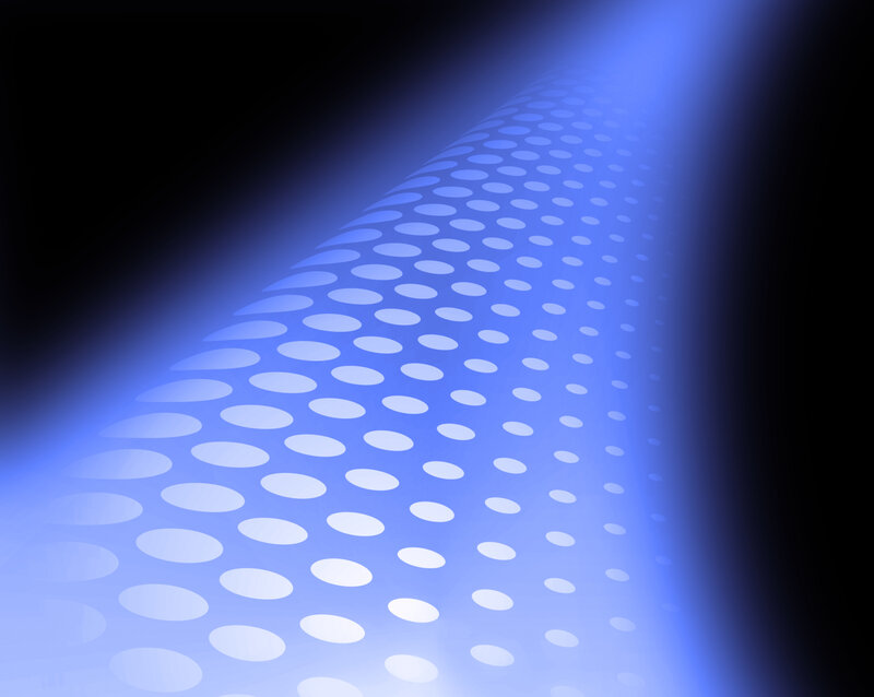 blue wave with dotted pattern