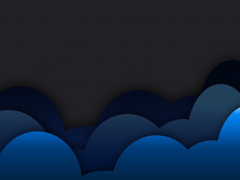 blue waves on dark background