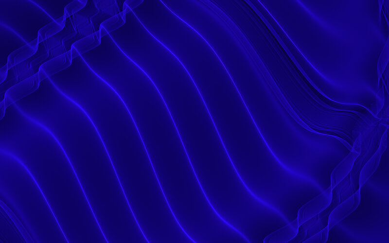 blue wavy light lines