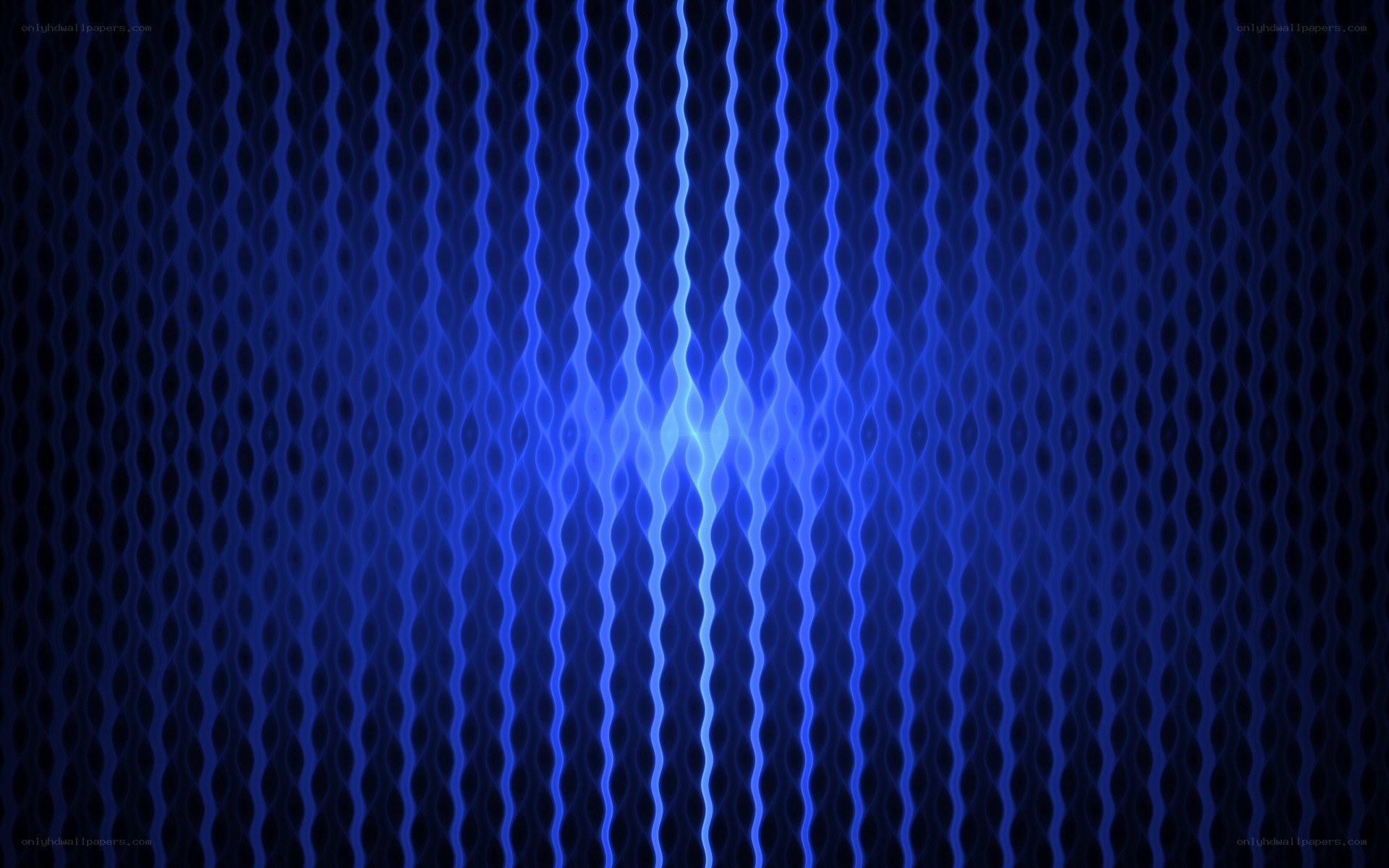 blue wavy light pattern