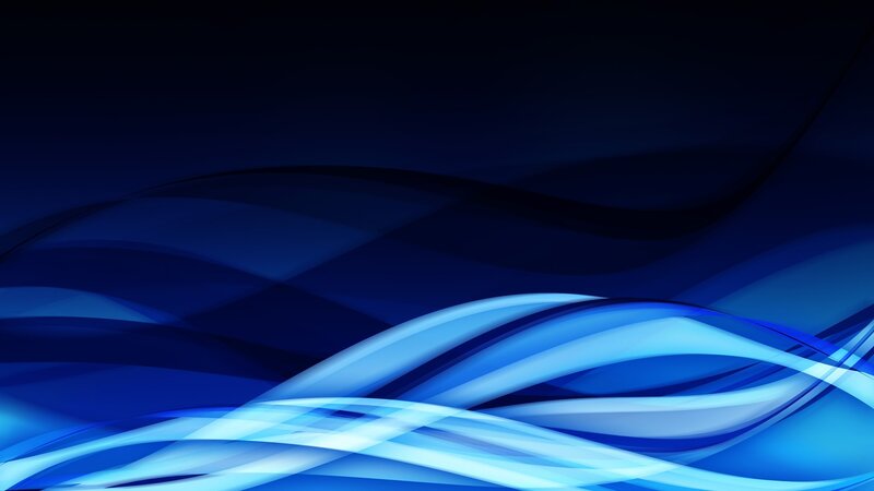Blue Wavy Lines — Abstract, Black