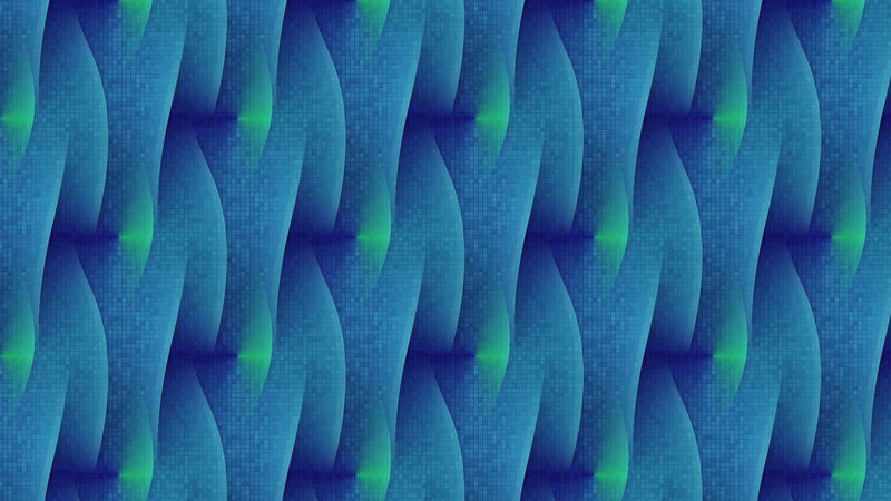Blue Wavy Pattern — Calm, Abstract