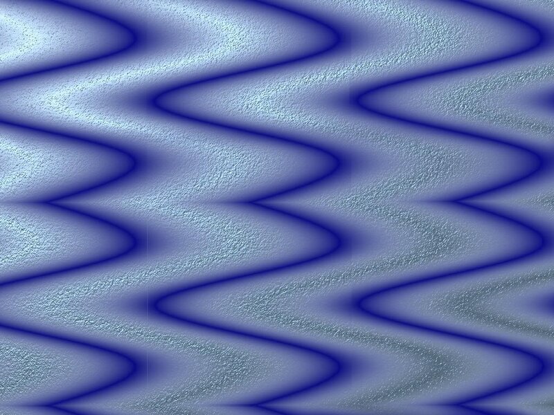 Blue Wavy Pattern — Calm, Abstract, Waves, Texture