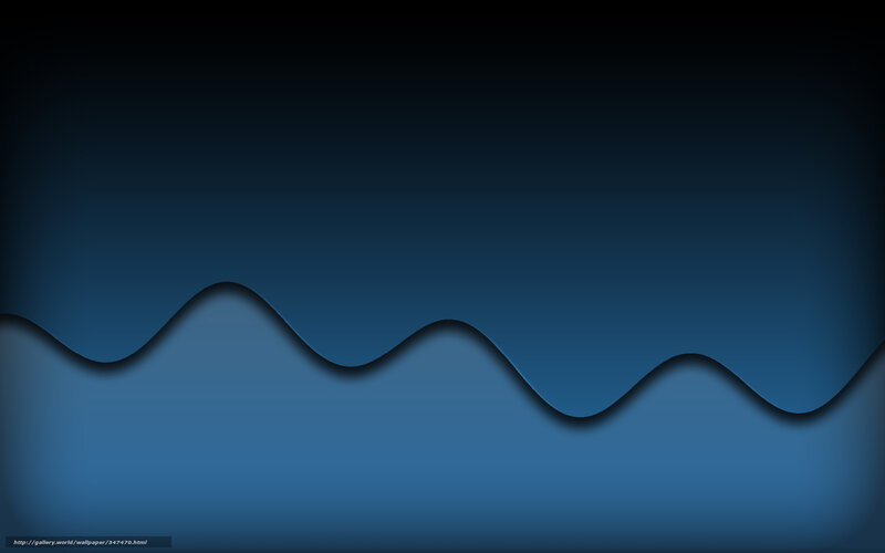 Blue Wavy Pattern — Calm