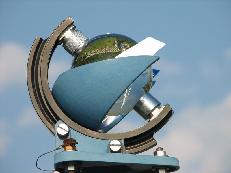 blue weather instrument