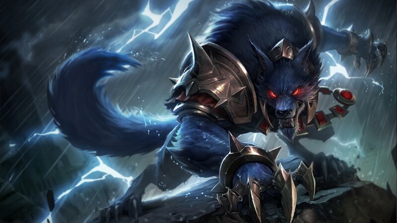 Blue Werewolf Warrior