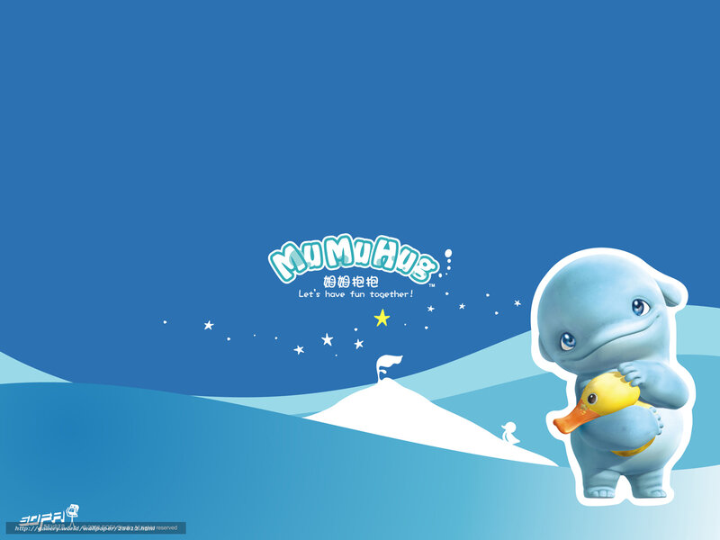 Blue Whale Character — Calm