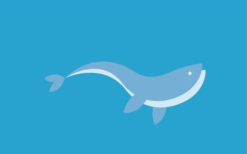 blue whale illustration
