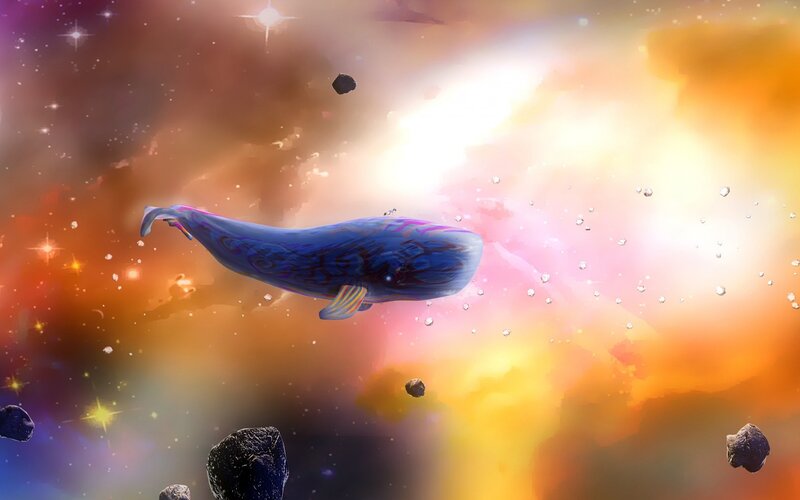 Blue Whale in Space