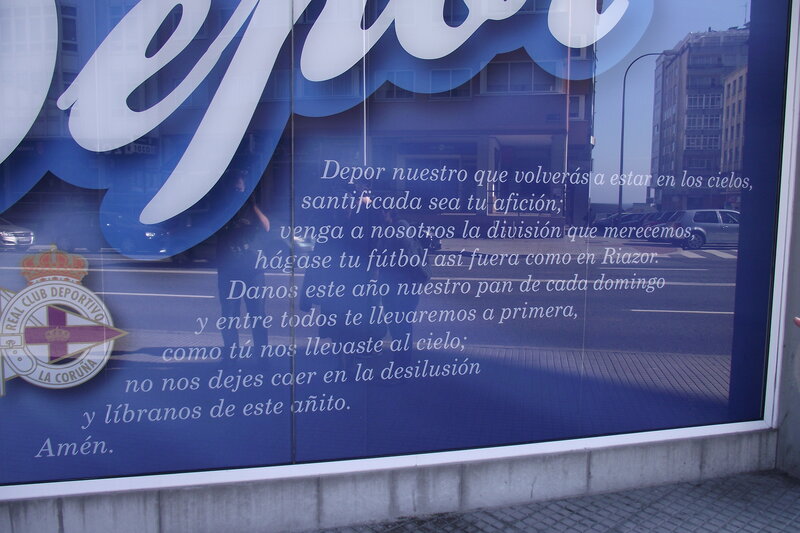 Blue Window Display