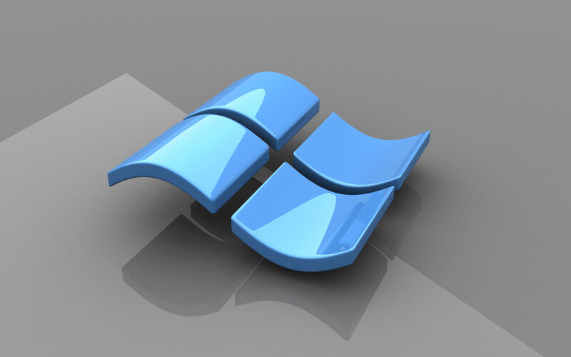 Blue Windows Logo