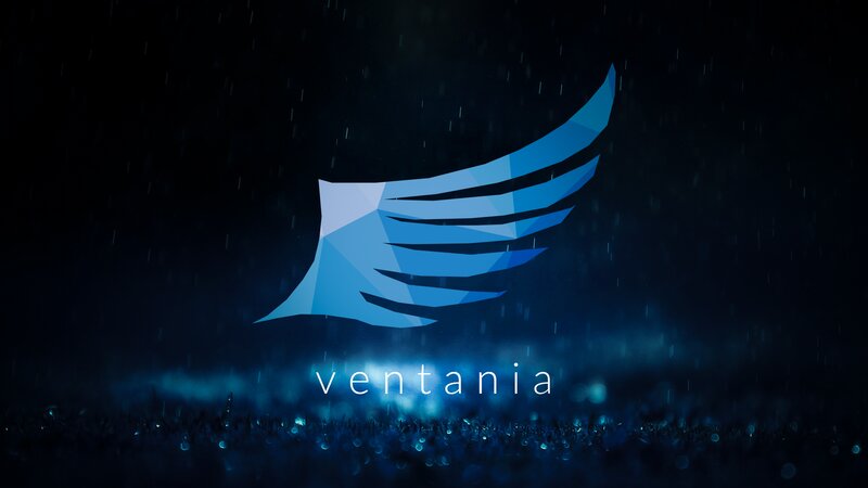 Blue Wing Logo — Dramatic
