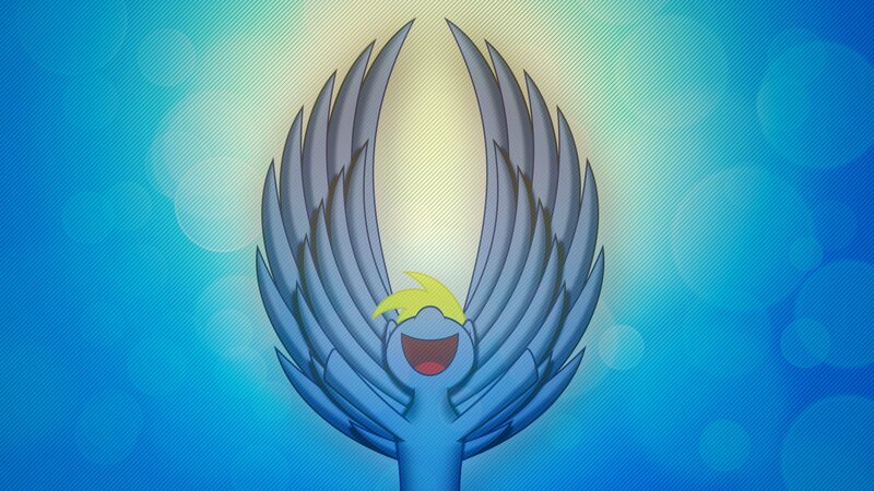 Blue Winged Character