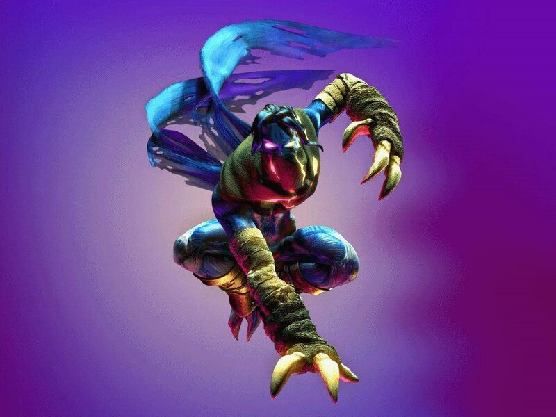 Blue-winged Creature — Purple