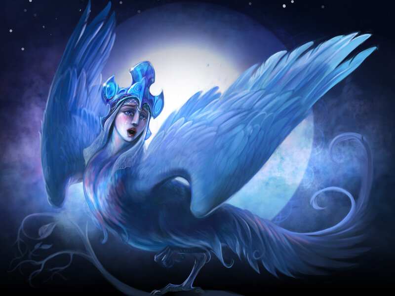 Blue Winged Creature