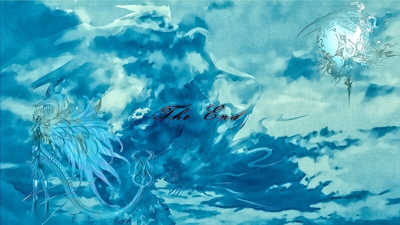 Blue Winged Figure