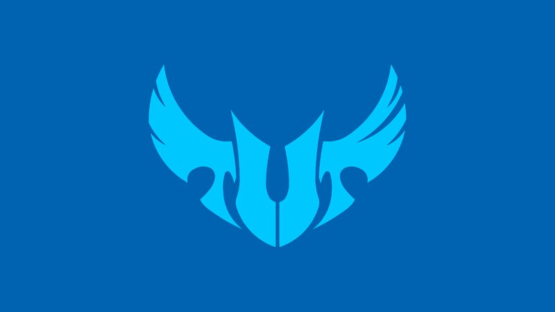 Blue Winged Logo — Minimalist