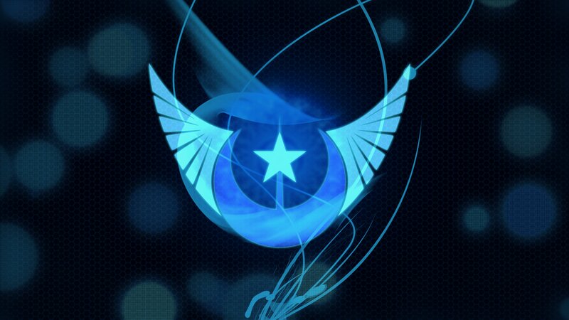 Blue Winged Star Symbol