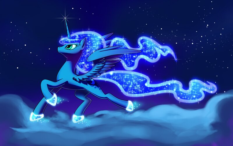 Blue Winged Unicorn — Magical