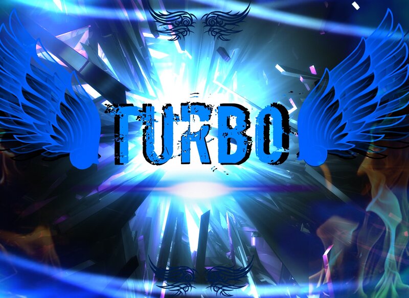 Blue Wings with Text