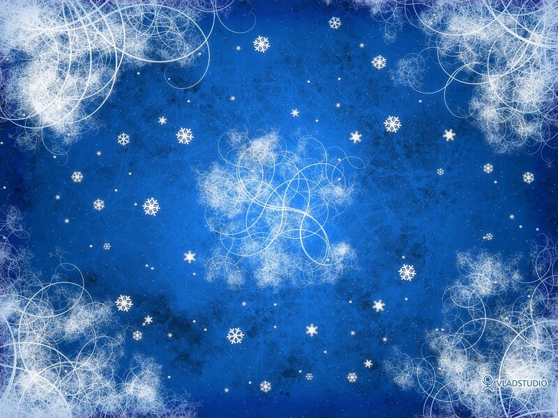 Blue Winter Background