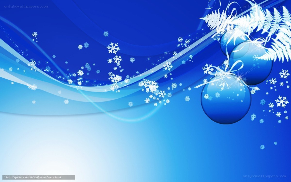 blue winter holiday background
