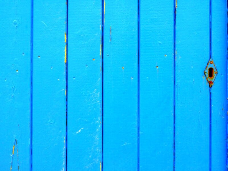 Blue Wooden Door