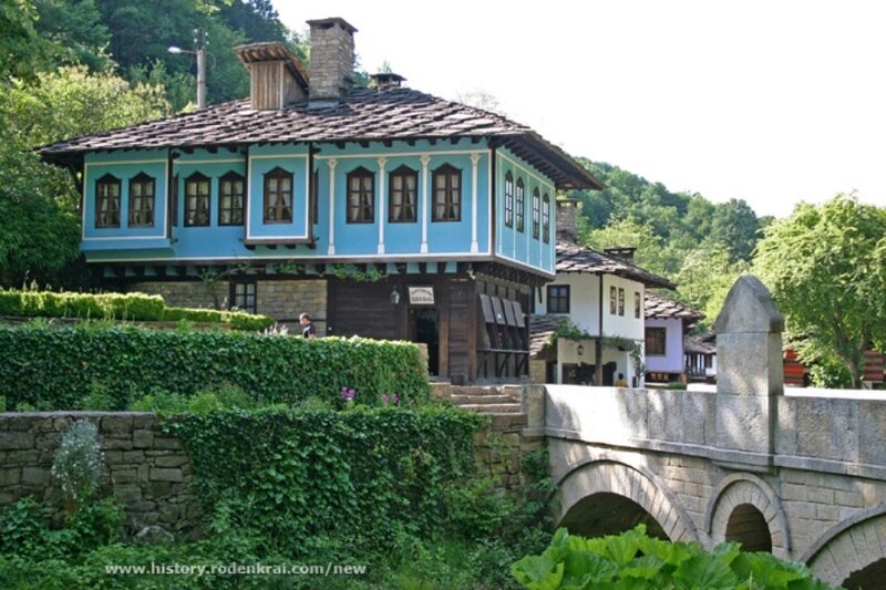 Blue Wooden House