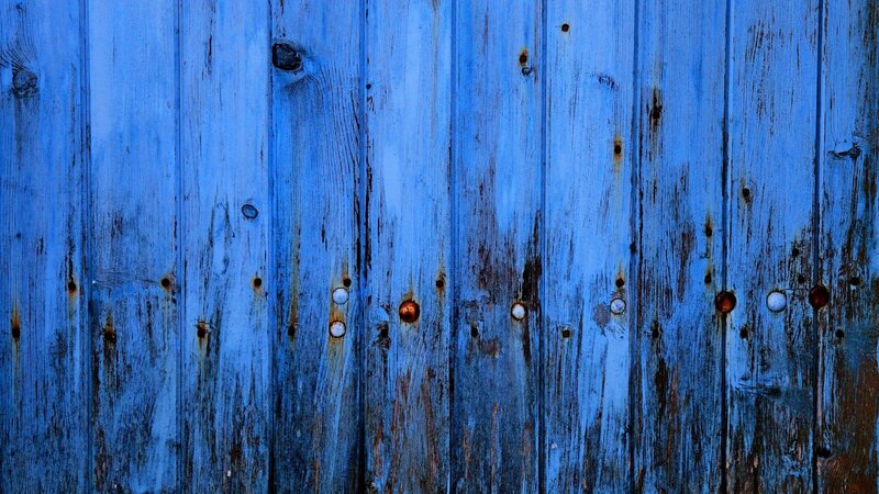 Blue Wooden Planks — Textured