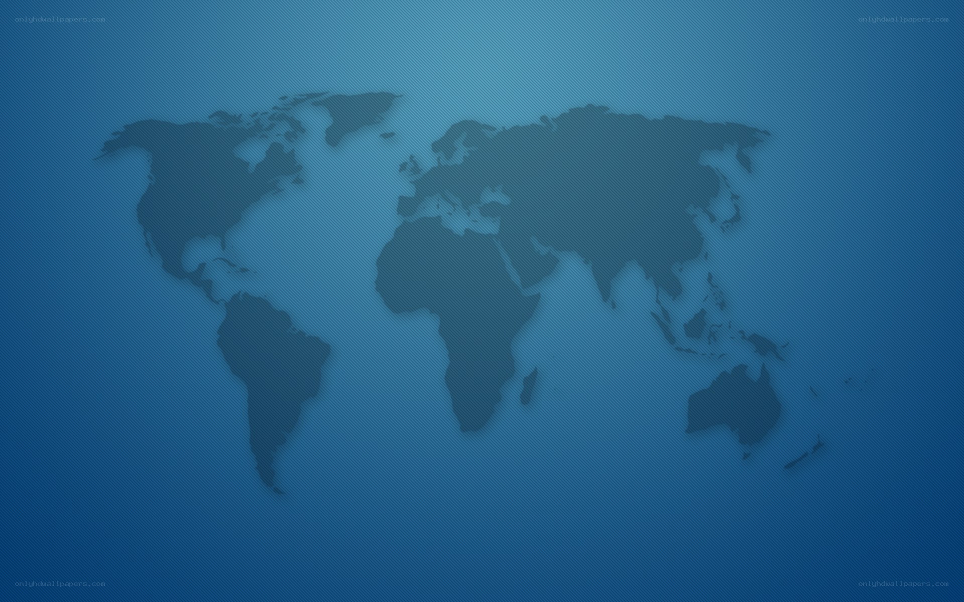 blue world map background